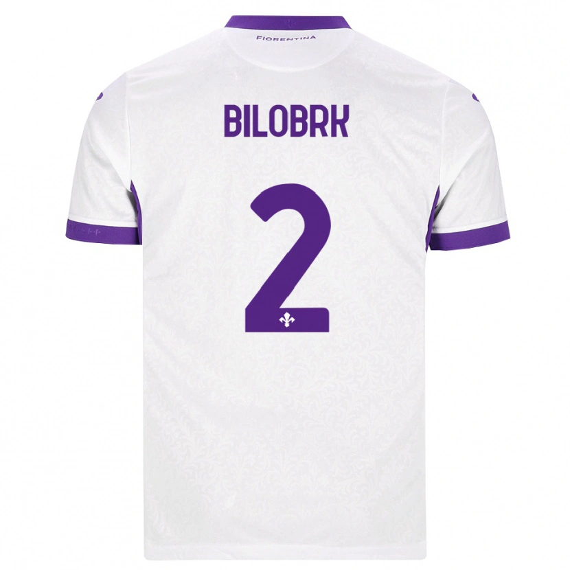 Danxen Män Ante Bilobrk #2 Vit Lila Bortatröja Matchtröjor 2026/27 Tröjor T-Tröja