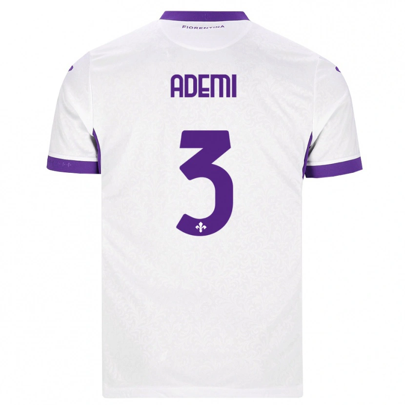 Danxen Män Arnis Ademi #3 Vit Lila Bortatröja Matchtröjor 2026/27 Tröjor T-Tröja