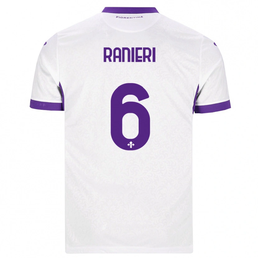 Danxen Män Luca Ranieri #6 Vit Lila Bortatröja Matchtröjor 2026/27 Tröjor T-Tröja