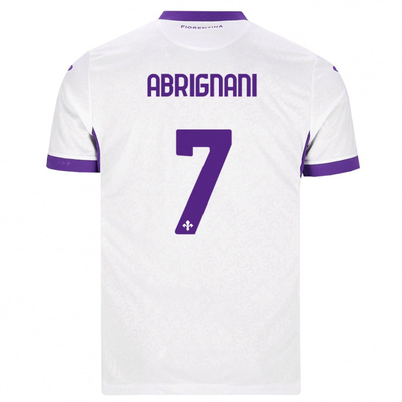 Danxen Män Filippo Abrignani #7 Vit Lila Bortatröja Matchtröjor 2026/27 Tröjor T-Tröja