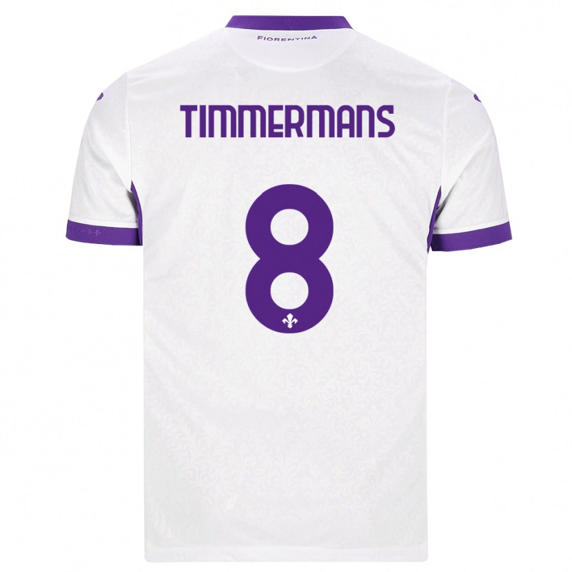 Danxen Män Loric Timmermans #8 Vit Lila Bortatröja Matchtröjor 2026/27 Tröjor T-Tröja