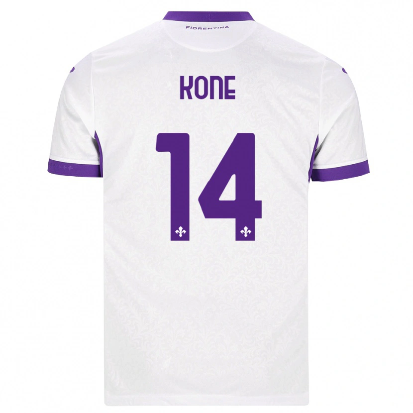 Danxen Män Mevale Kone #14 Vit Lila Bortatröja Matchtröjor 2026/27 Tröjor T-Tröja