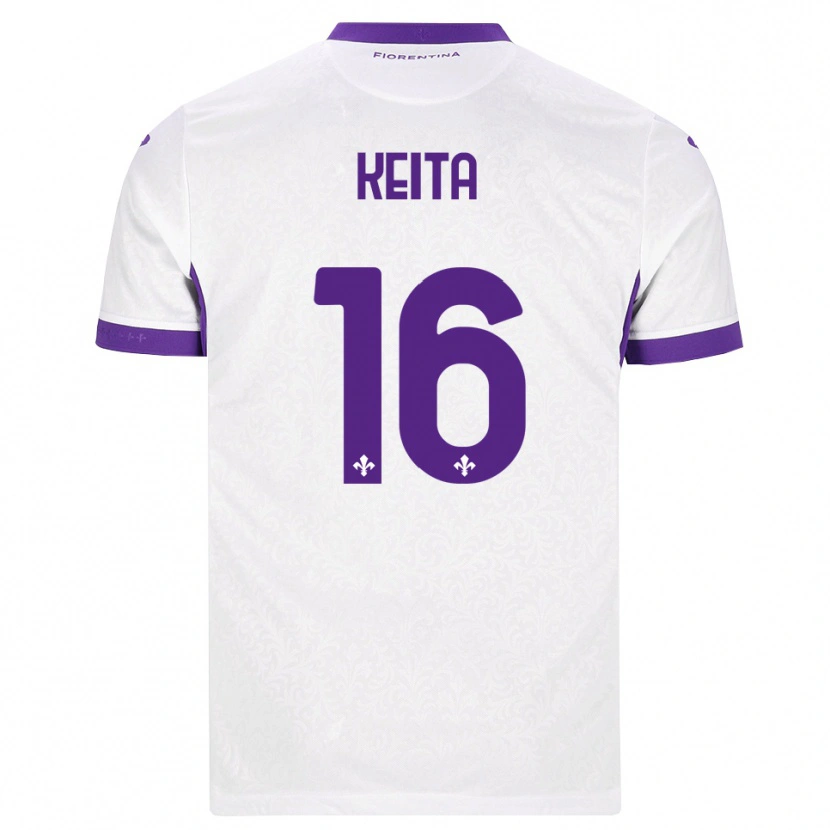Danxen Män Bala Keita #16 Vit Lila Bortatröja Matchtröjor 2026/27 Tröjor T-Tröja