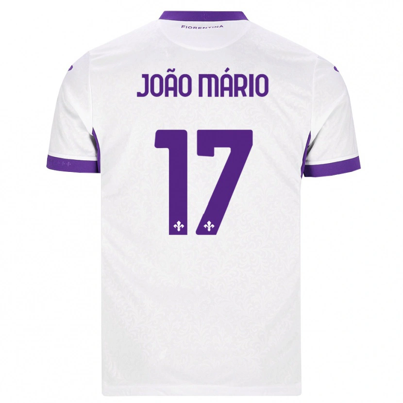 Danxen Män João Mário #17 Vit Lila Bortatröja Matchtröjor 2026/27 Tröjor T-Tröja