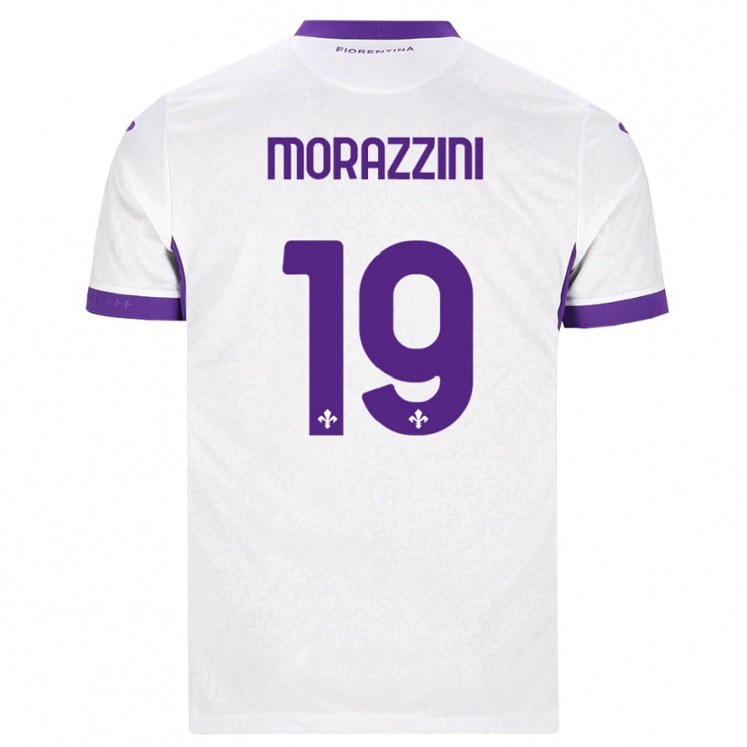 Danxen Män Luigi Morazzini #19 Vit Lila Bortatröja Matchtröjor 2026/27 Tröjor T-Tröja