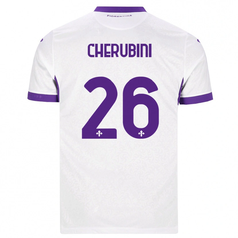 Danxen Män Maya Cherubini #26 Vit Lila Bortatröja Matchtröjor 2026/27 Tröjor T-Tröja