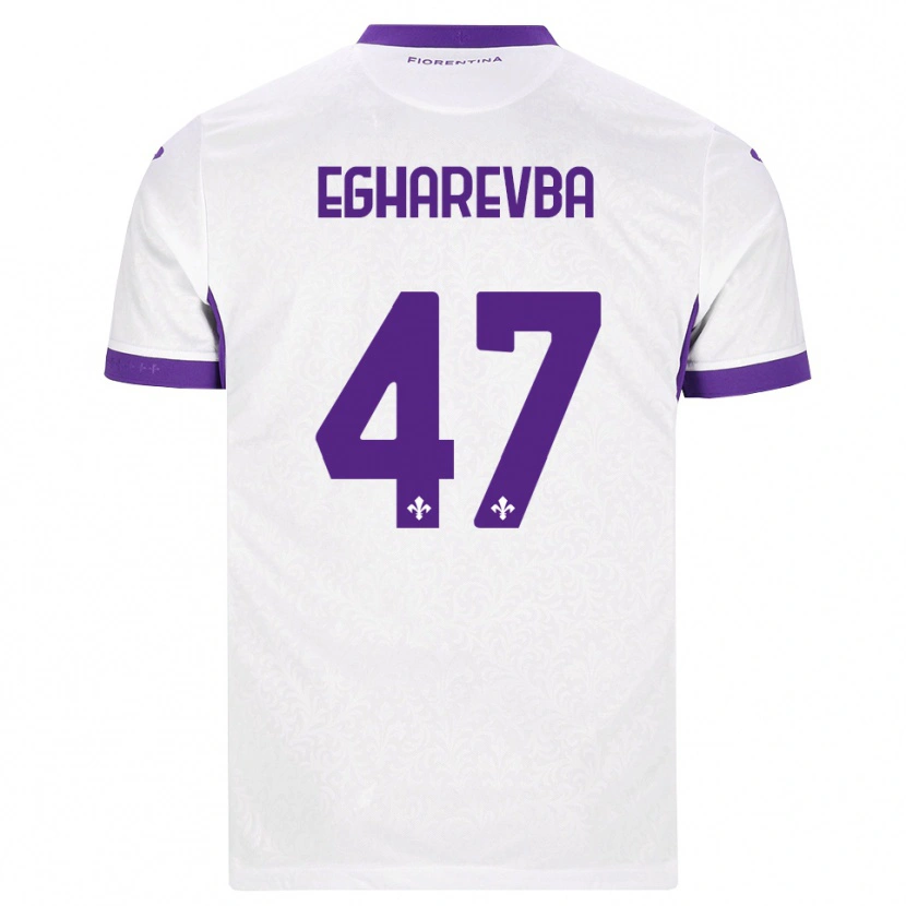 Danxen Män Fortune Egharevba #47 Vit Lila Bortatröja Matchtröjor 2026/27 Tröjor T-Tröja