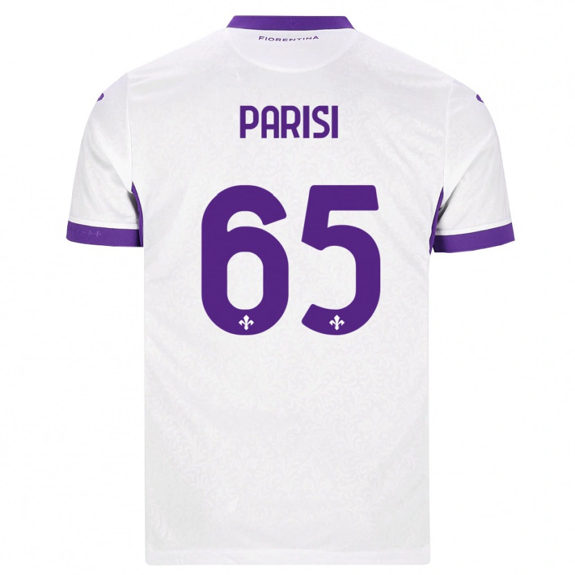 Danxen Män Fabiano Parisi #65 Vit Lila Bortatröja Matchtröjor 2026/27 Tröjor T-Tröja