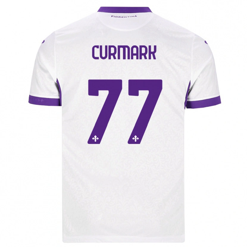 Danxen Män Filippa Curmark #77 Vit Lila Bortatröja Matchtröjor 2026/27 Tröjor T-Tröja