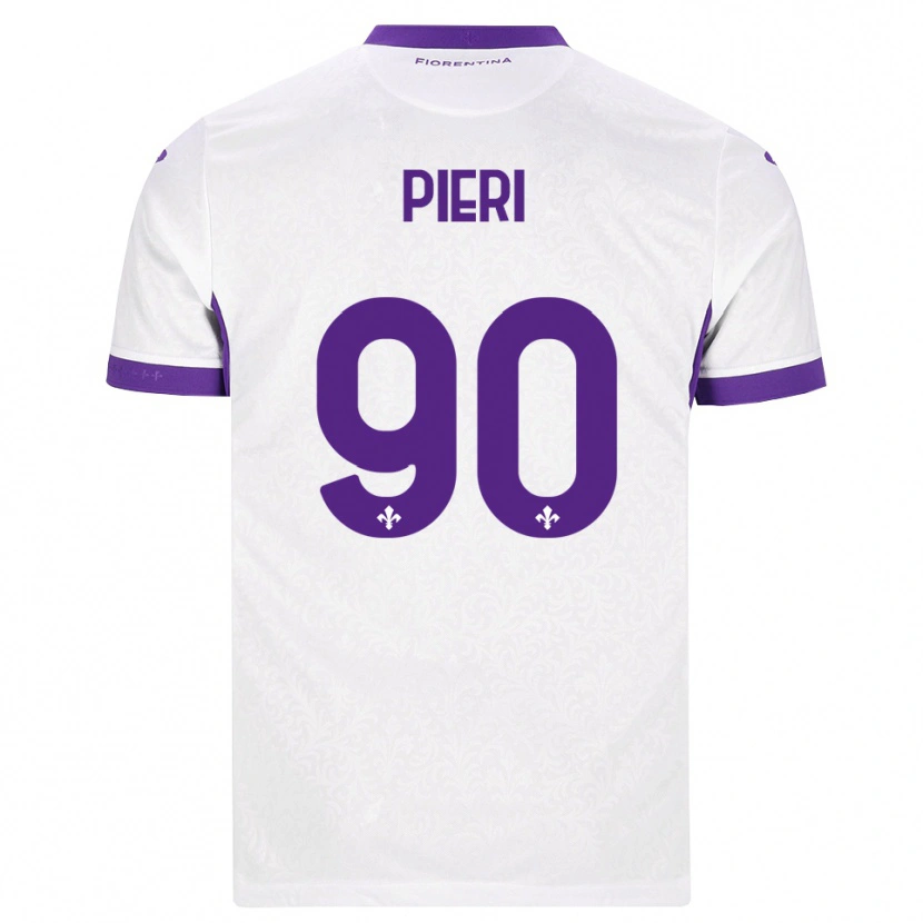Danxen Män Arianna Pieri #90 Vit Lila Bortatröja Matchtröjor 2026/27 Tröjor T-Tröja