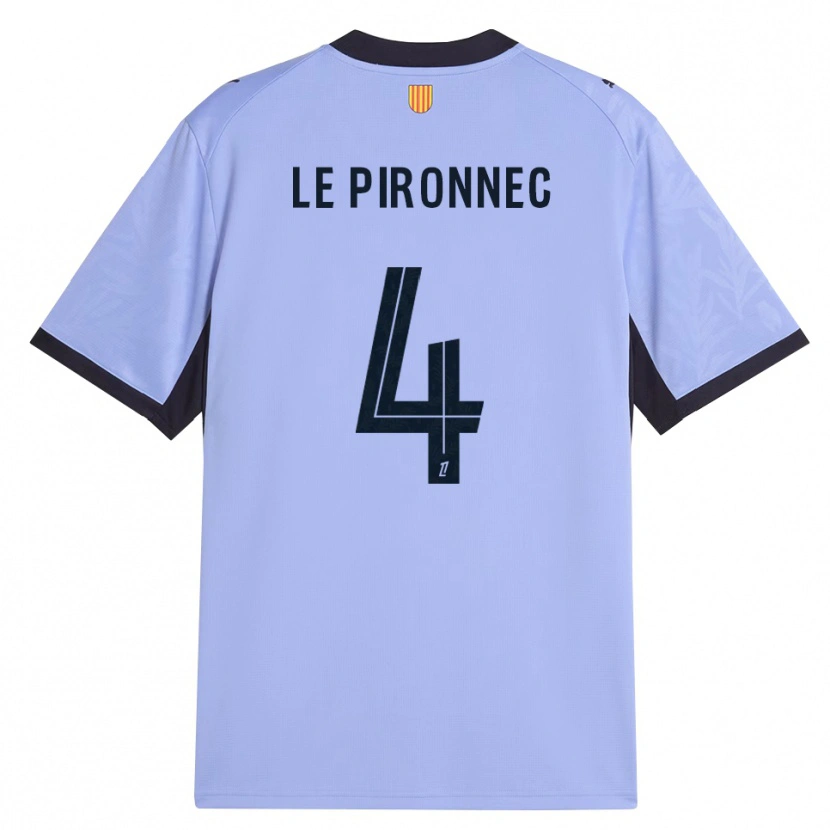 Danxen Män Kélian Le Pironnec #4 Lavendel Svart Tredjesatsen Matchtröjor 2026/27 Tröjor T-Tröja