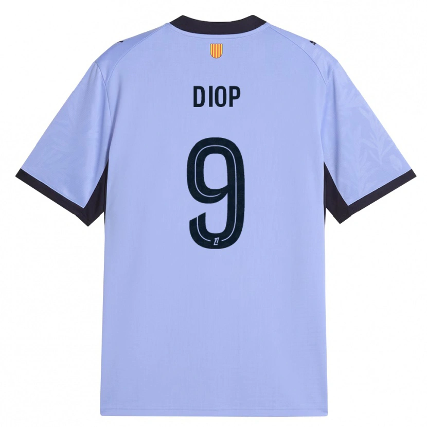 Danxen Män Mama Diop #9 Lavendel Svart Tredjesatsen Matchtröjor 2026/27 Tröjor T-Tröja