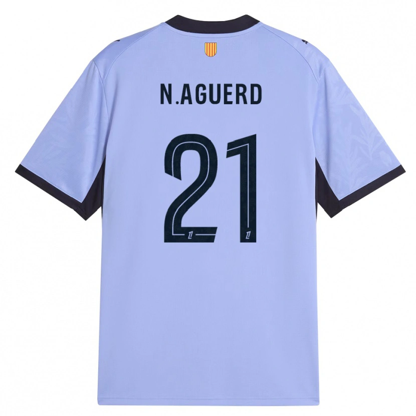 Danxen Män Nayef Aguerd #21 Lavendel Svart Tredjesatsen Matchtröjor 2026/27 Tröjor T-Tröja