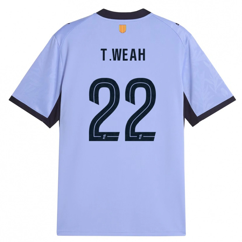 Danxen Män Timothy Weah #22 Lavendel Svart Tredjesatsen Matchtröjor 2026/27 Tröjor T-Tröja