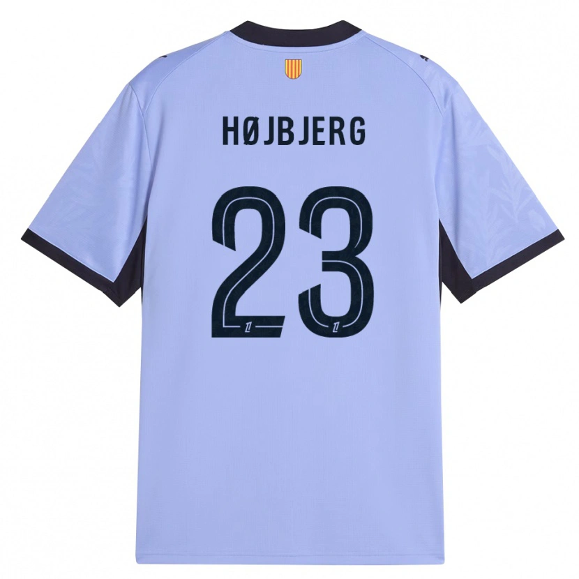 Danxen Män Pierre-Emile Højbjerg #23 Lavendel Svart Tredjesatsen Matchtröjor 2026/27 Tröjor T-Tröja