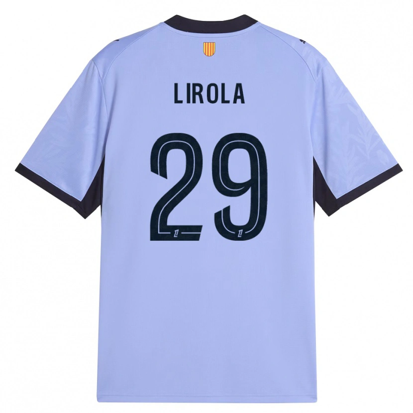 Danxen Män Pol Lirola #29 Lavendel Svart Tredjesatsen Matchtröjor 2026/27 Tröjor T-Tröja