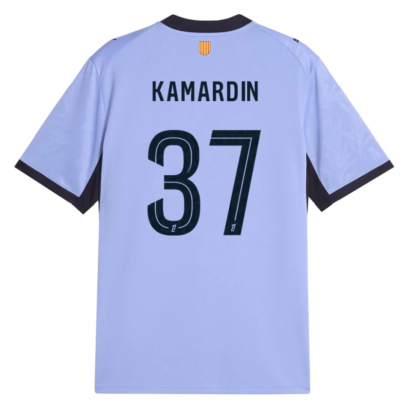 Danxen Män Aaron Kamardin #37 Lavendel Svart Tredjesatsen Matchtröjor 2026/27 Tröjor T-Tröja