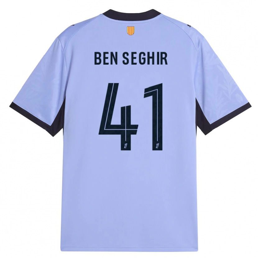 Danxen Män Salim Ben Seghir #41 Lavendel Svart Tredjesatsen Matchtröjor 2026/27 Tröjor T-Tröja