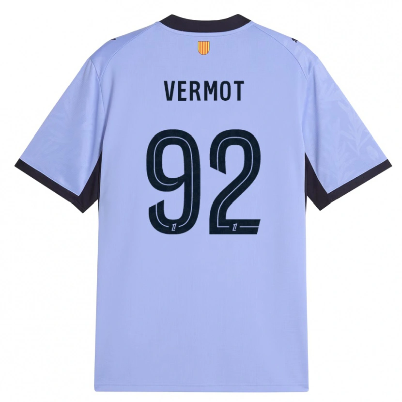 Danxen Män Théo Vermot #92 Lavendel Svart Tredjesatsen Matchtröjor 2026/27 Tröjor T-Tröja