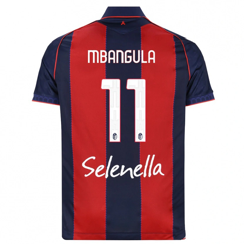 Danxen Män Samuel Mbangula #11 Kunglig Blå Röd Vit Hemmatröja Matchtröjor 2026/27 Tröjor T-Tröja