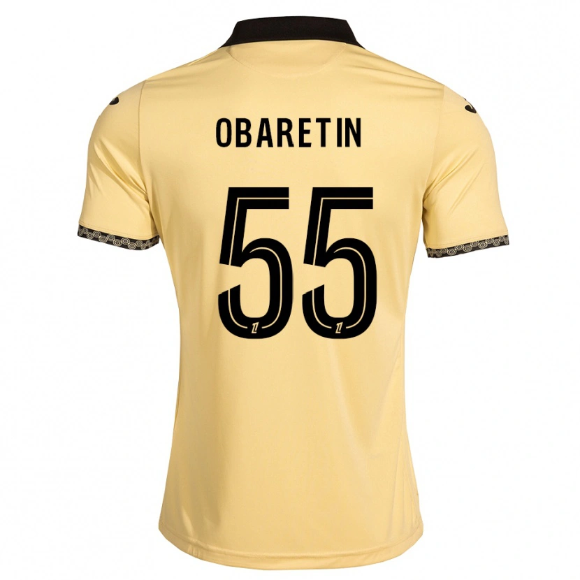 Danxen Män Nosa Edward Obaretin #55 Navajovit Svart Bortatröja Matchtröjor 2026/27 Tröjor T-Tröja