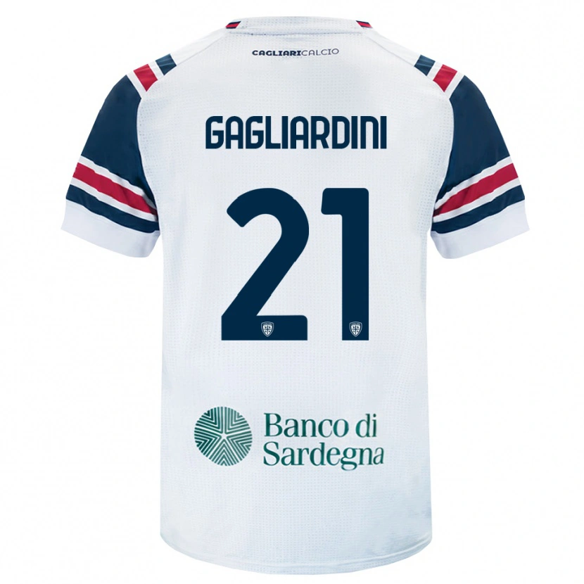 Danxen Män Roberto Gagliardini #21 Vit Röd Grön Bortatröja Matchtröjor 2026/27 Tröjor T-Tröja