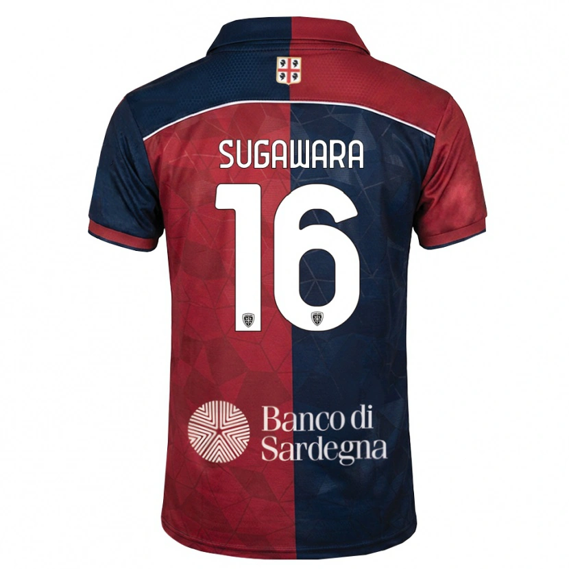 Danxen Män Yukinari Sugawara #16 Burgundy Kunglig Blå Hemmatröja Matchtröjor 2026/27 Tröjor T-Tröja