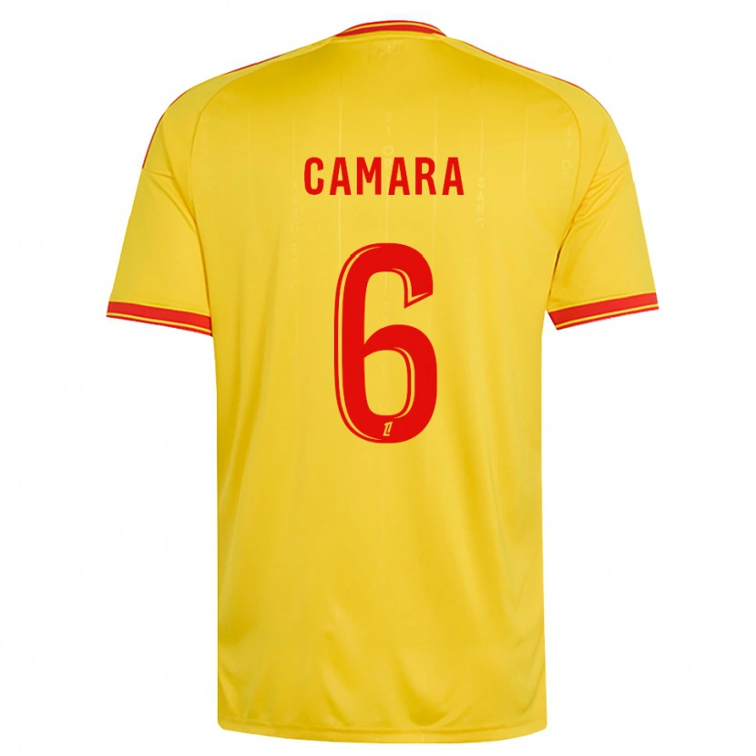 Danxen Kvinnor Mamadou Camara #6 Guld Orange Röd Hemmatröja Matchtröjor 2026/27 Tröjor T-Tröja