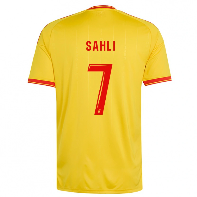 Danxen Kvinnor Wael Sahli #7 Guld Orange Röd Hemmatröja Matchtröjor 2026/27 Tröjor T-Tröja