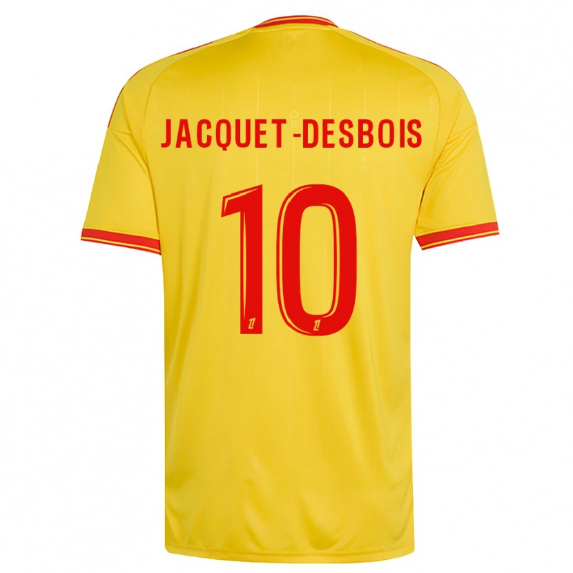 Danxen Kvinnor Tairik Jacquet-Desbois #10 Guld Orange Röd Hemmatröja Matchtröjor 2026/27 Tröjor T-Tröja