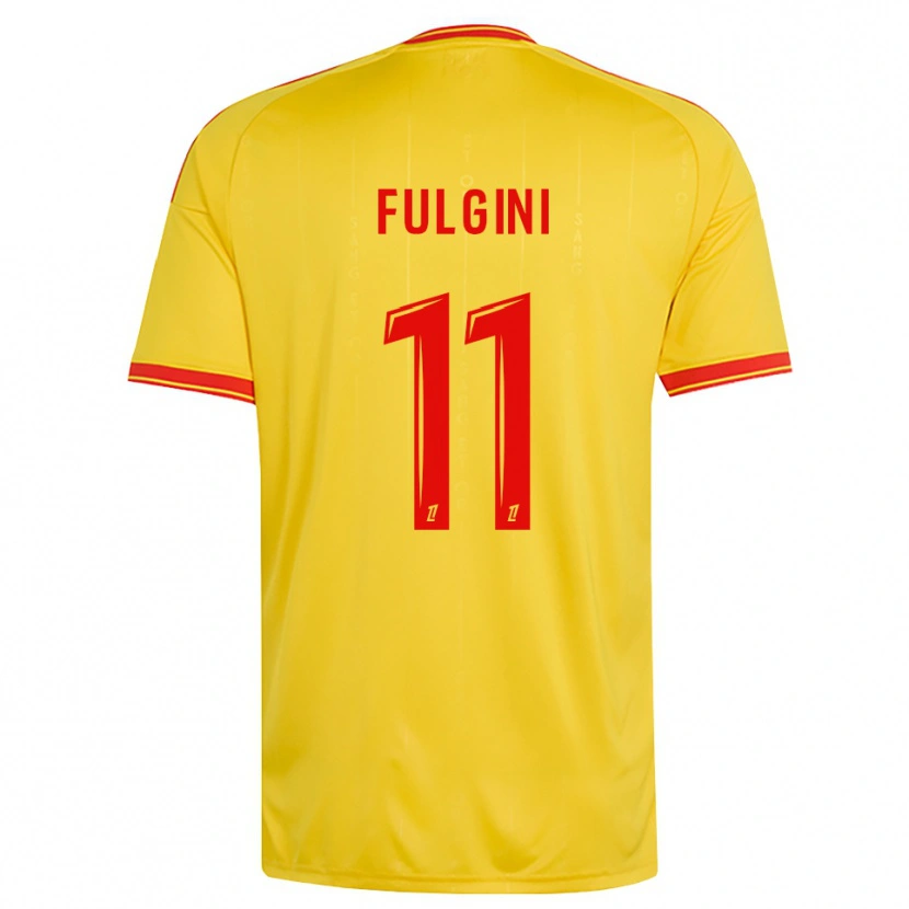 Danxen Kvinnor Angelo Fulgini #11 Guld Orange Röd Hemmatröja Matchtröjor 2026/27 Tröjor T-Tröja
