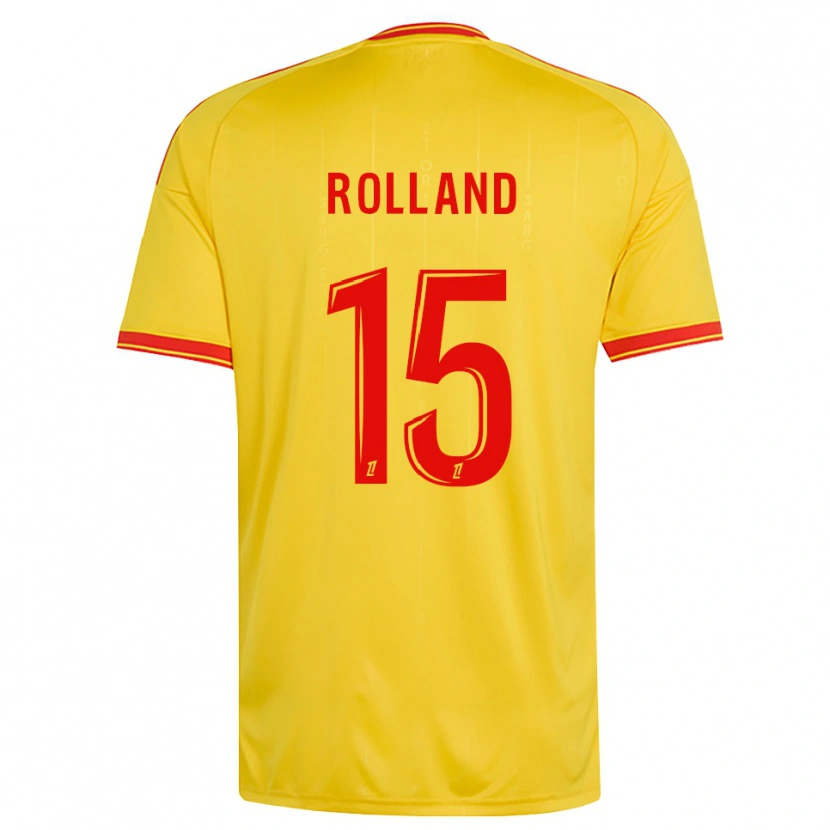 Danxen Kvinnor Paul Rolland #15 Guld Orange Röd Hemmatröja Matchtröjor 2026/27 Tröjor T-Tröja