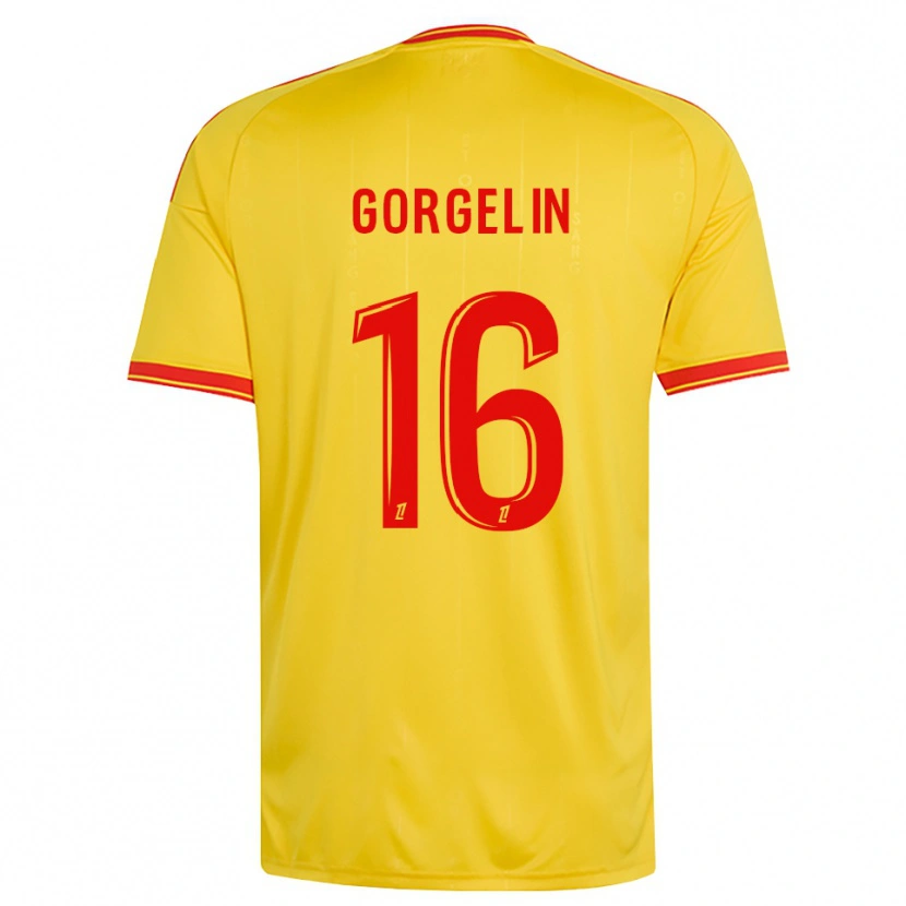 Danxen Kvinnor Mathieu Gorgelin #16 Guld Orange Röd Hemmatröja Matchtröjor 2026/27 Tröjor T-Tröja