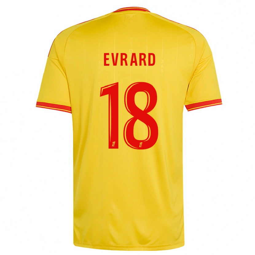 Danxen Kvinnor Julia Evrard #18 Guld Orange Röd Hemmatröja Matchtröjor 2026/27 Tröjor T-Tröja