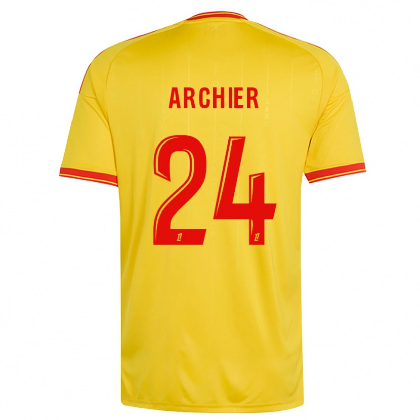 Danxen Kvinnor Louann Archier #24 Guld Orange Röd Hemmatröja Matchtröjor 2026/27 Tröjor T-Tröja