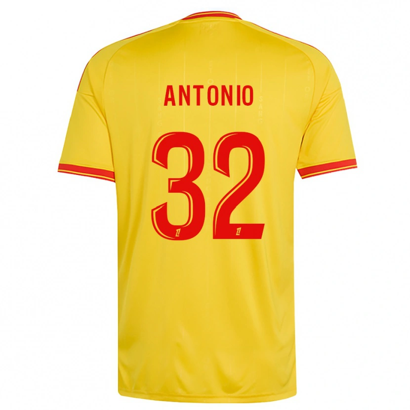 Danxen Kvinnor Kyllian Antonio #32 Guld Orange Röd Hemmatröja Matchtröjor 2026/27 Tröjor T-Tröja