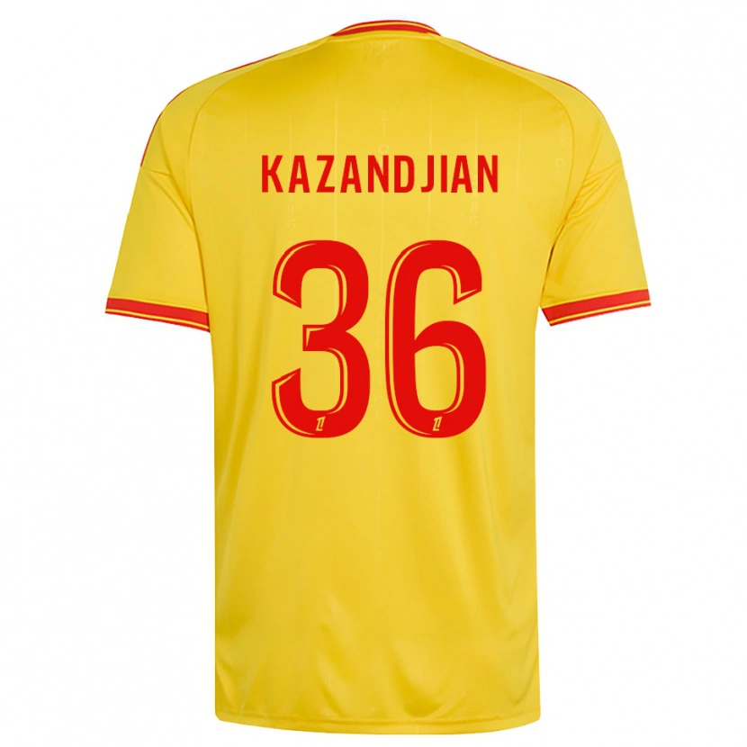 Danxen Kvinnor Lara Kazandjian #36 Guld Orange Röd Hemmatröja Matchtröjor 2026/27 Tröjor T-Tröja