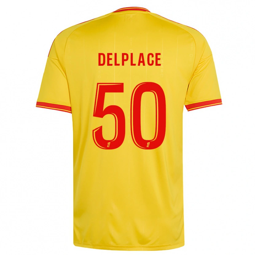 Danxen Kvinnor Adam Delplace #50 Guld Orange Röd Hemmatröja Matchtröjor 2026/27 Tröjor T-Tröja