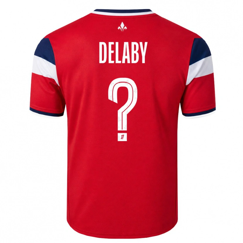 Danxen Kvinnor Célia Delaby #0 Röd Vit Kunglig Blå Hemmatröja Matchtröjor 2026/27 Tröjor T-Tröja