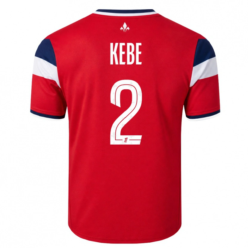 Danxen Kvinnor Hamadi Kebe #2 Röd Vit Kunglig Blå Hemmatröja Matchtröjor 2026/27 Tröjor T-Tröja