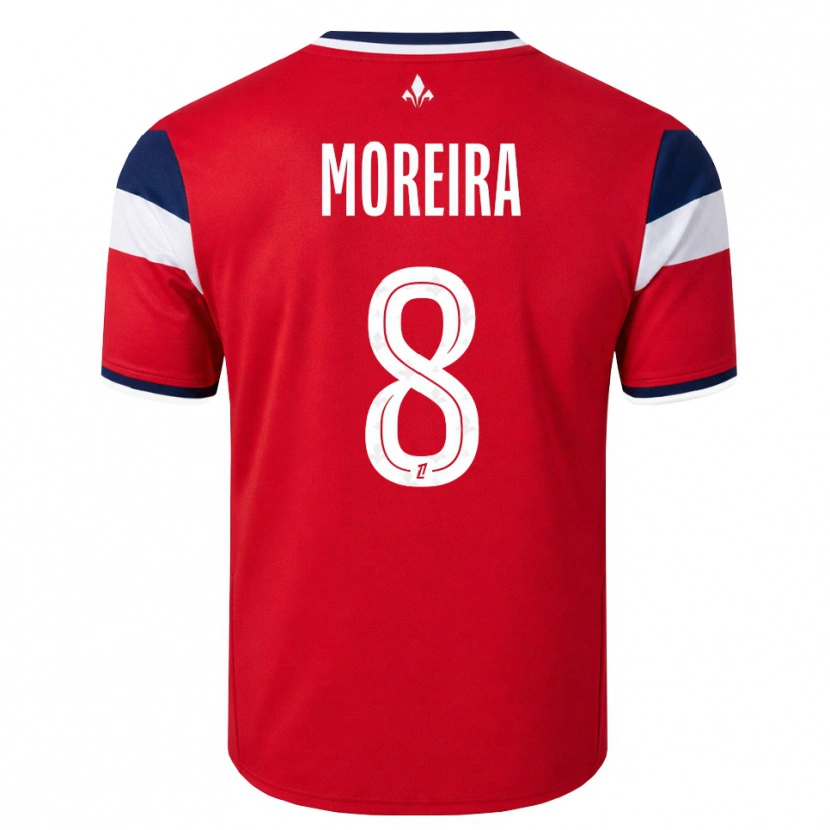 Danxen Kvinnor Keziah Moreira #8 Röd Vit Kunglig Blå Hemmatröja Matchtröjor 2026/27 Tröjor T-Tröja