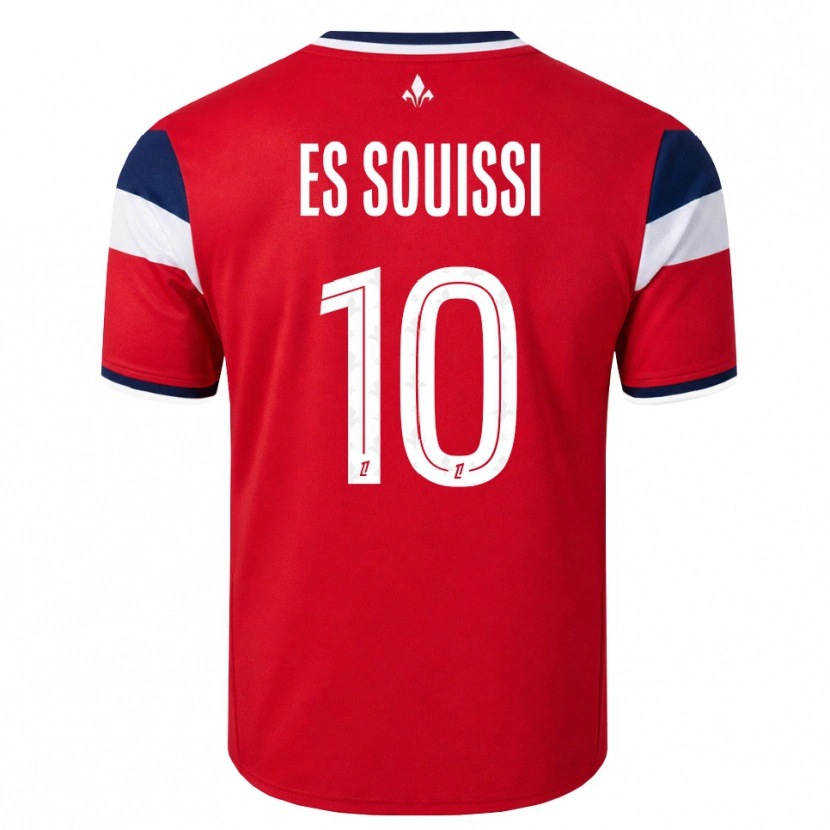 Danxen Kvinnor Yllian Es Souissi #10 Röd Vit Kunglig Blå Hemmatröja Matchtröjor 2026/27 Tröjor T-Tröja