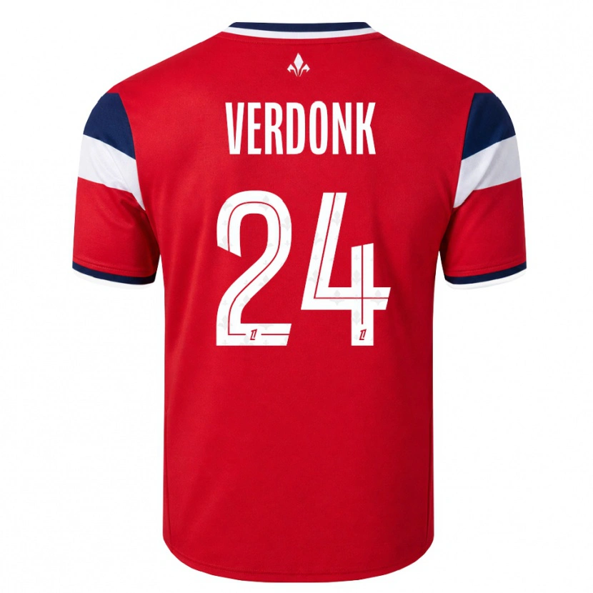 Danxen Kvinnor Calvin Verdonk #24 Röd Vit Kunglig Blå Hemmatröja Matchtröjor 2026/27 Tröjor T-Tröja