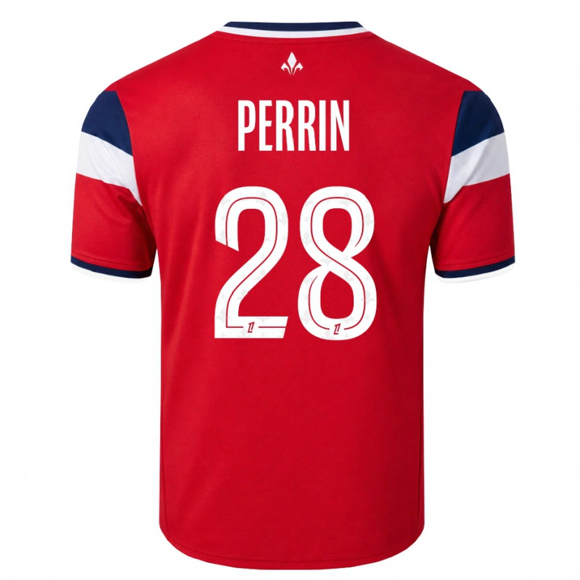 Danxen Kvinnor Gaëtan Perrin #28 Röd Vit Kunglig Blå Hemmatröja Matchtröjor 2026/27 Tröjor T-Tröja