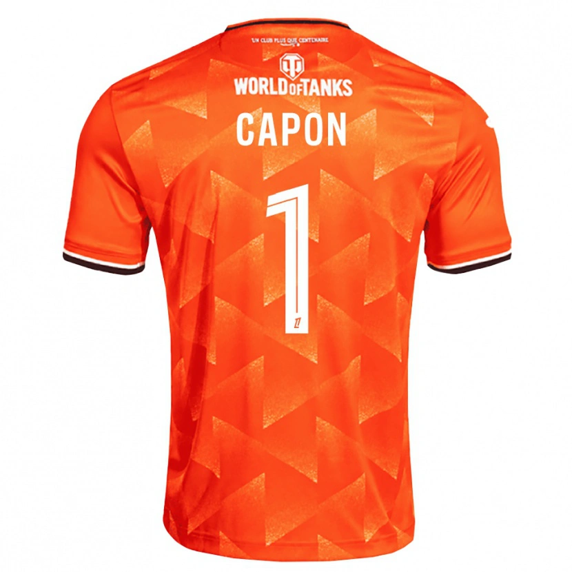 Danxen Kvinnor Emma Capon #1 Orange Vit Svart Hemmatröja Matchtröjor 2026/27 Tröjor T-Tröja