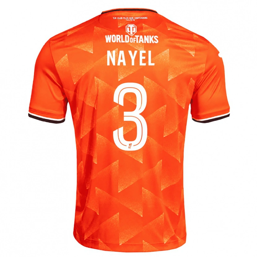 Danxen Kvinnor Lucas Nayel #3 Orange Vit Svart Hemmatröja Matchtröjor 2026/27 Tröjor T-Tröja