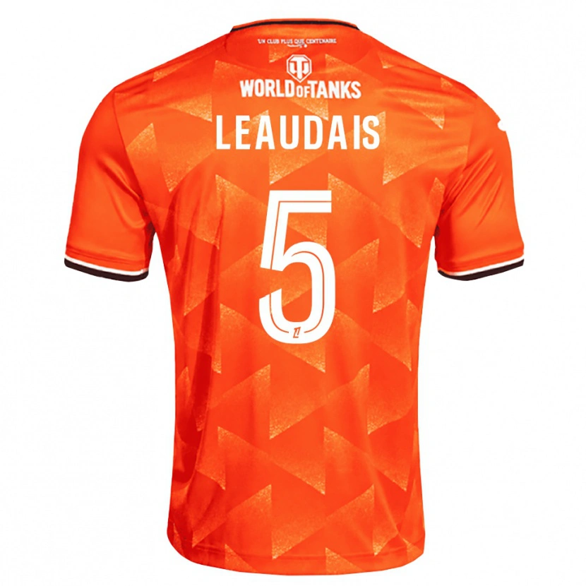 Danxen Kvinnor Lucas Leaudais #5 Orange Vit Svart Hemmatröja Matchtröjor 2026/27 Tröjor T-Tröja