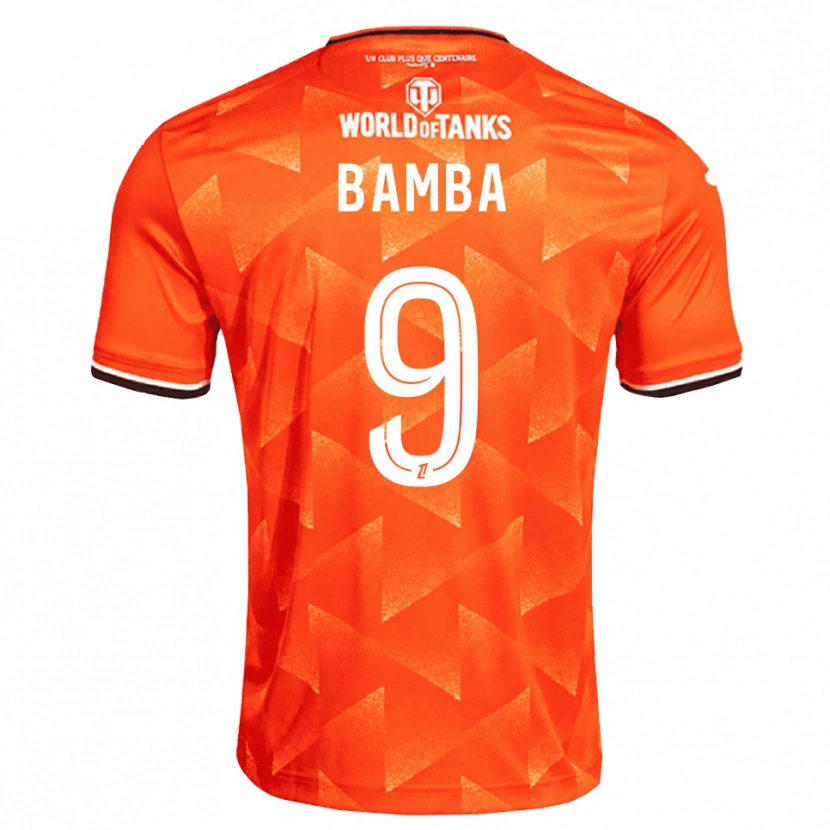 Danxen Kvinnor Mohamed Bamba #9 Orange Vit Svart Hemmatröja Matchtröjor 2026/27 Tröjor T-Tröja