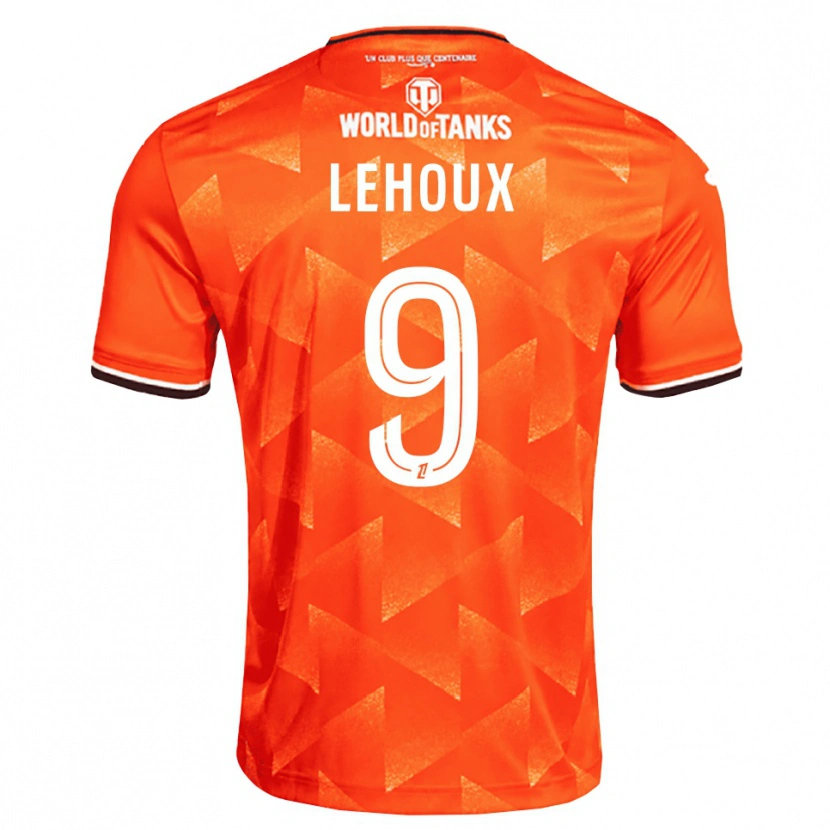 Danxen Kvinnor Louise Lehoux #9 Orange Vit Svart Hemmatröja Matchtröjor 2026/27 Tröjor T-Tröja
