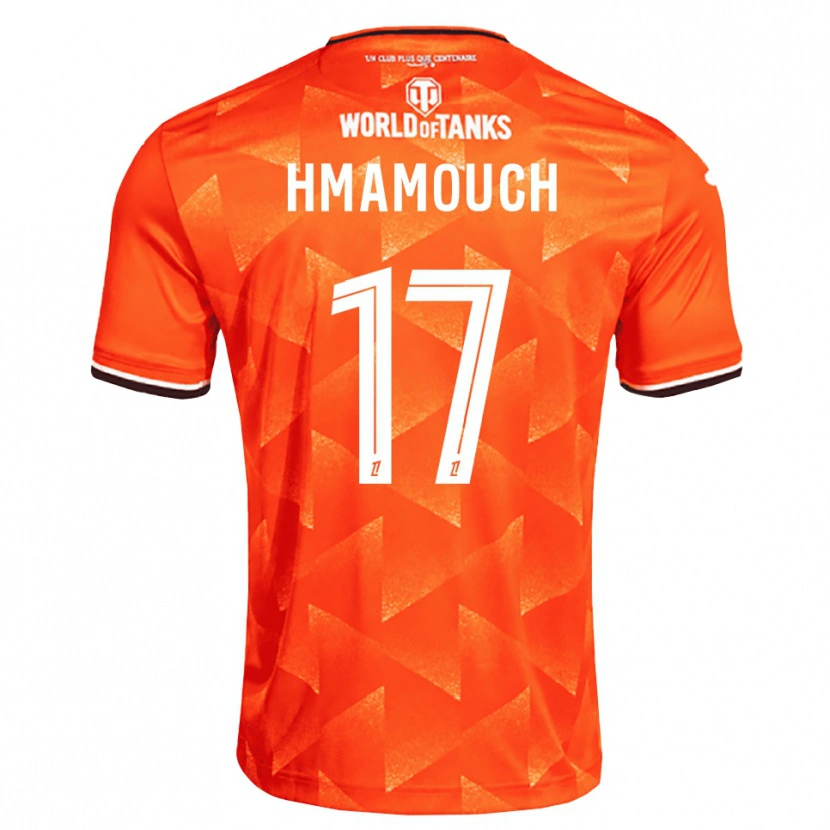 Danxen Kvinnor Mohamed-Anouar Hmamouch #17 Orange Vit Svart Hemmatröja Matchtröjor 2026/27 Tröjor T-Tröja